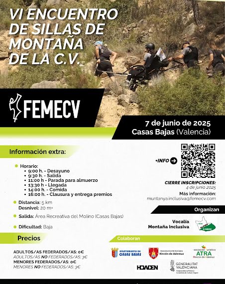 VI encuentro de sillas de montaña en Casas Bajas
