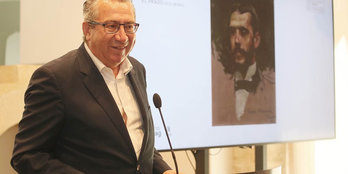 Alicante rinde homenaje a Rafael Altamira en el MUBAG con un retrato de Sorolla cedido por el Prado
