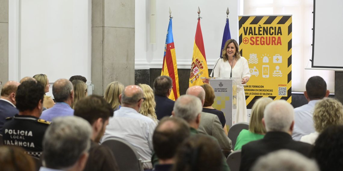 María José Catalá presenta Valencia + Segura, “el plan más ambicioso de formación de la ciudadanía ante emergencias”