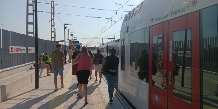 El tramo sur de las Líneas 1, 2 y 7 de Metrovalencia abre sus estaciones y paradas esta mañana