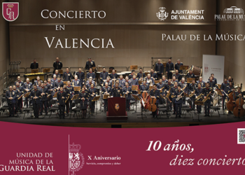 La Guardia Real interpreta en el Palau de la Música “Diez años, diez conciertos”