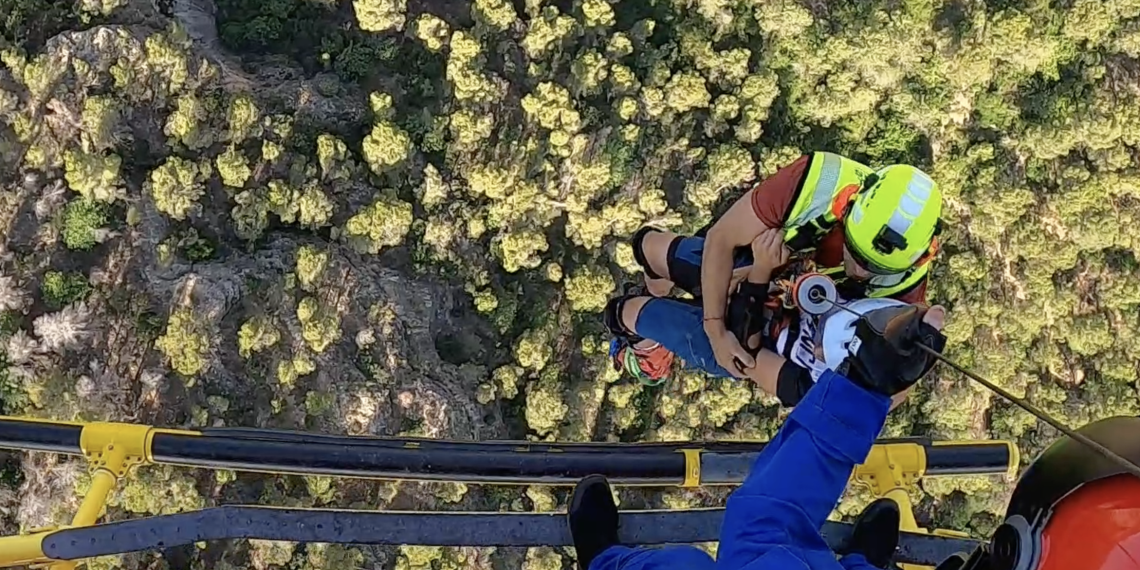 Dos personas rescatadas en helicóptero tras sufrir accidentes en la montaña en Sumacàrcer y Anna