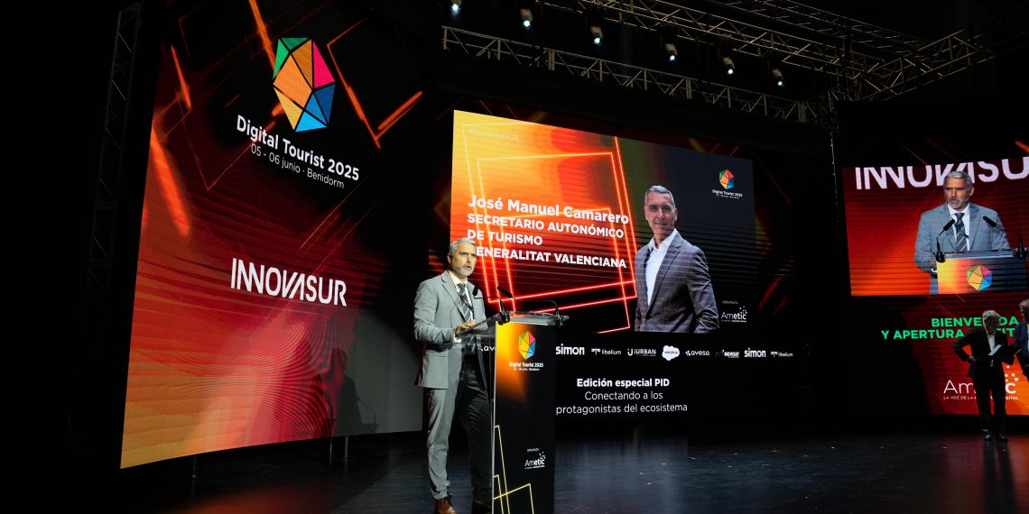 José Manuel Camarero inaugura Digital Tourist 2025 y refuerza el compromiso de la Generalitat con el turismo inteligente