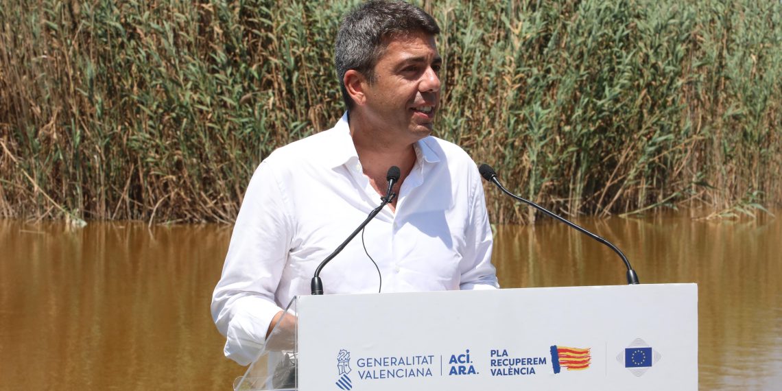 Mazón: “Crearemos dos parques urbanos anti-inundaciones en las riberas del Turia y del Barranco del Poyo que serán un ejemplo para toda Europa”
