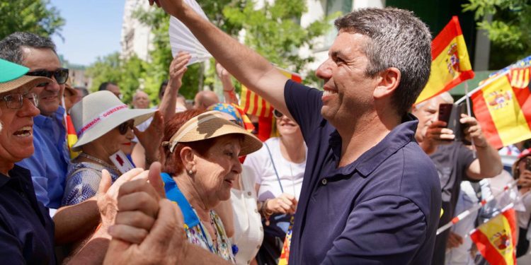 Mazón: «La reconstrucción es más complicada para la Comunitat Valenciana con este Gobierno encabezado por Pedro Sánchez»