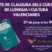 El Dr. Pau Giner realisarà la conferència de l’acte de Clausura dels Cursos de Llengua i Cultura Valencianes de Lo Rat Penat