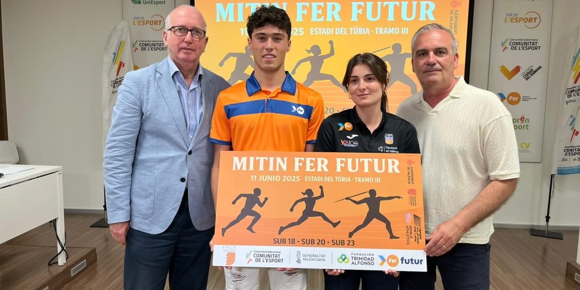 La Fundación Trinidad Alfonso y la Federación de Atletismo de la Comunitat Valenciana presentan el Mitin FER Futur