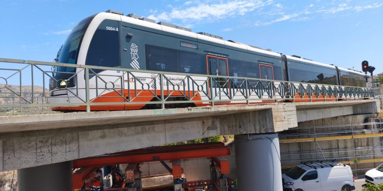TRAM d’Alacant interrumpirá el servicio ferroviario entre Benissa y Teulada del 4 al 31 de julio por la rehabilitación del viaducto de la CV-740