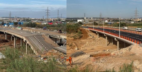 La Generalitat finaliza la construcción del nuevo puente de la CV-33 sobre el barranco del Poyo y ultima la reapertura completa de la autovía