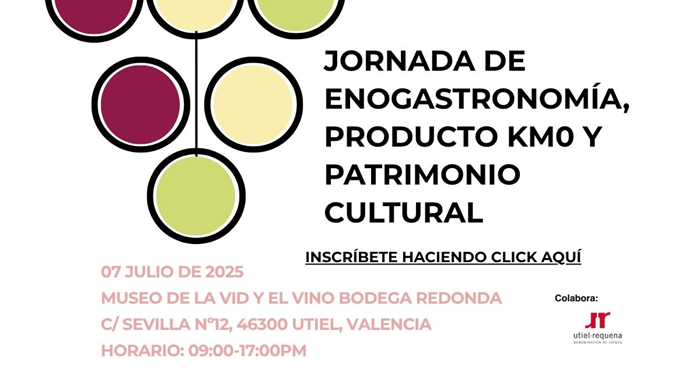 La Ruta del Vino Utiel-Requena organiza el 7º Foro de Enoturismo con una jornada dedicada al producto KM0, la enogastronomía y el patrimonio cultural