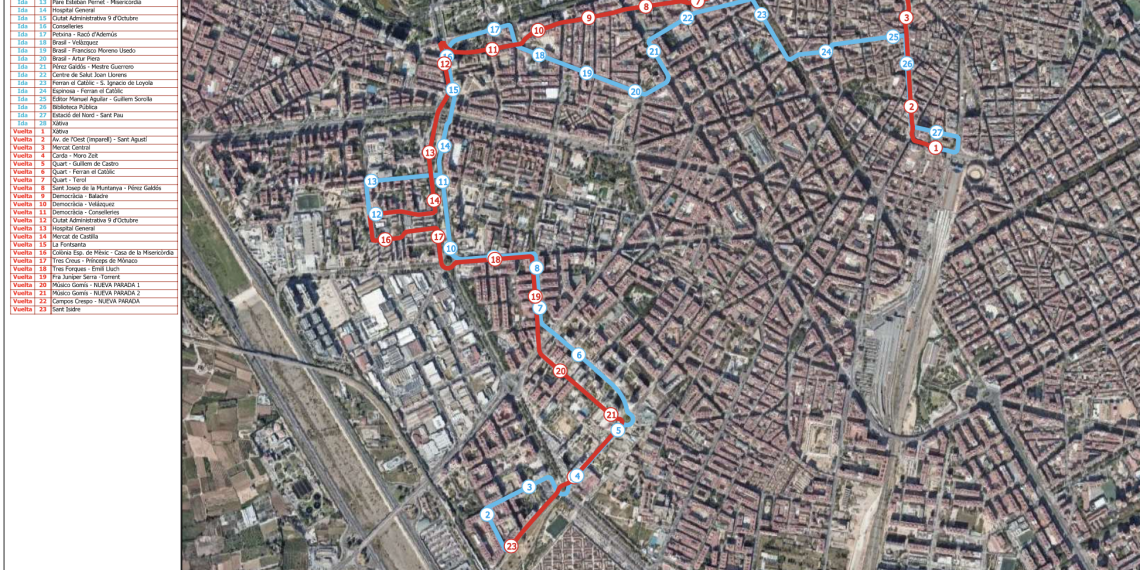 Safranar y Vara de Quart tendrán por primera vez servicio de EMT