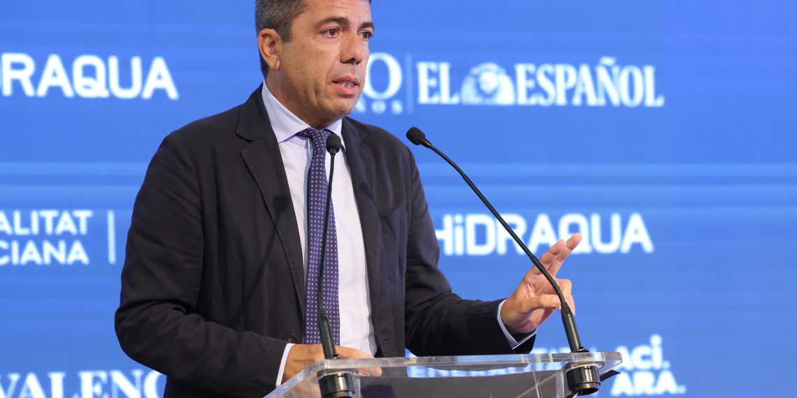 Mazón exige al Gobierno convertir la reconstrucción tras la DANA en una “cuestión de Estado” y denuncia la falta de apoyo