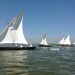 Exhibición de vela latina, una de las tradiciones candidatas a Patrimonio de la Humanidad.