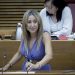 La portavoz popular, Verónica Marcos, en Les Corts