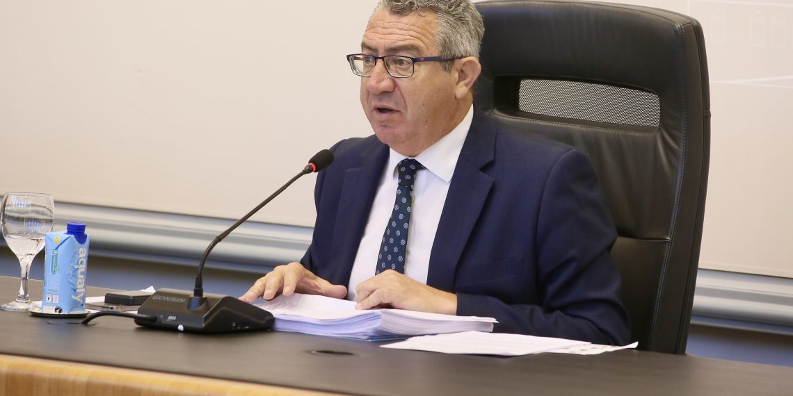 El presidente de la Diputación Provincial de Alicante, Antonio Pérez Pérez