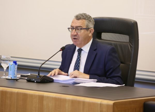 El presidente de la Diputación Provincial de Alicante, Antonio Pérez Pérez