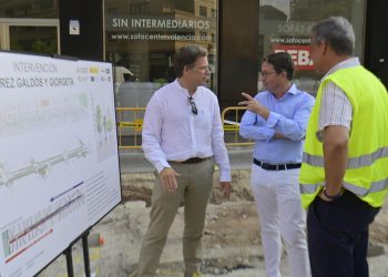 Giner confirma que las obras de Pérez Galdós y Giorgeta cumplen plazos y estarán coordinadas con la vuelta al cole