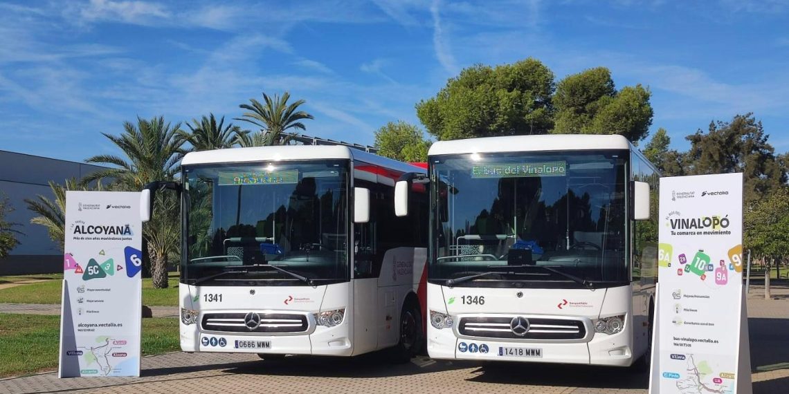 La Generalitat amplía las conexiones y horarios de los autobuses interurbanos en la provincia de Alicante