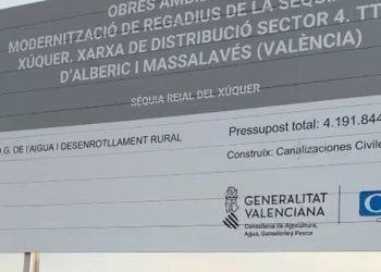 La Generalitat refuerza la modernización de los regadíos en la Acequia Real del Júcar
