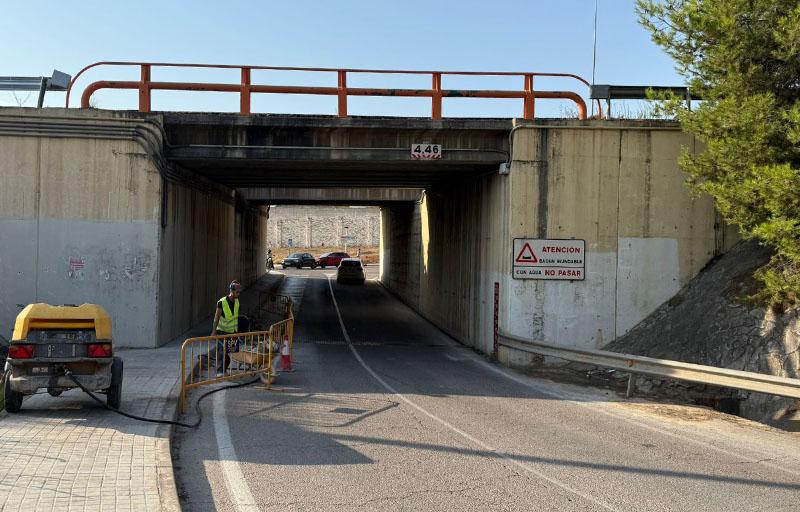 Paterna invierte 50.000 € en obras contra inundaciones en la CV-365, con nuevos imbornales y mejoras de drenaje entre Paseo Europa y Lloma Llarga