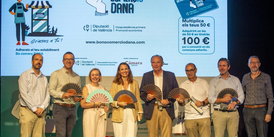 Los bonos comercio de la Diputación de Valencia generarán 10 millones de euros en compras en 26 municipios de la Riada