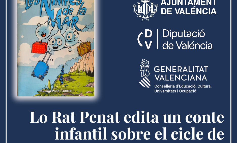  Lo Rat Penat edita un conte infantil sobre el cicle de l’aigua en llengua valenciana