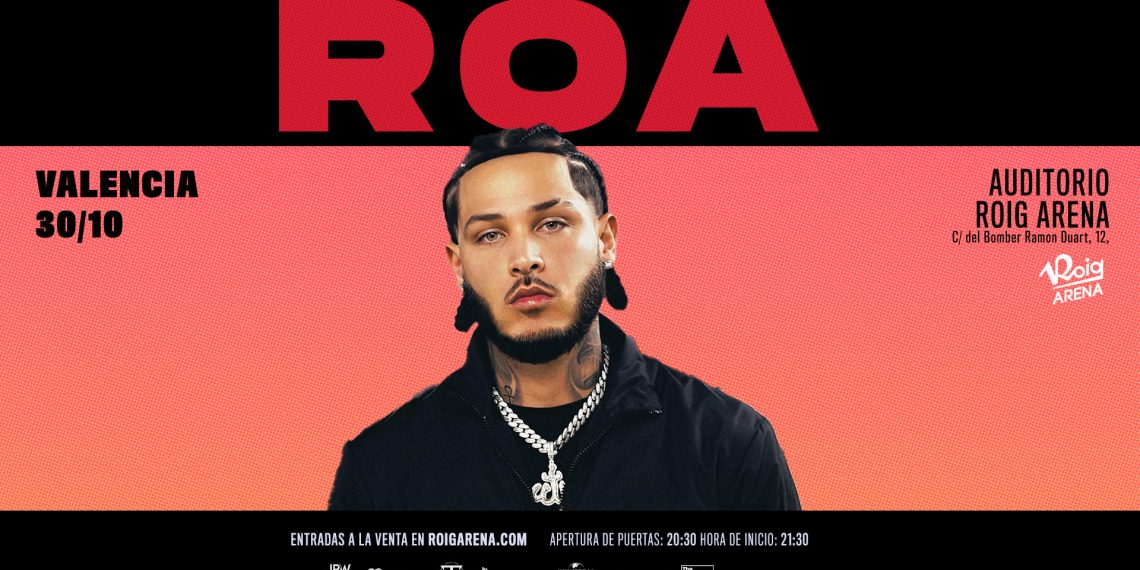 ROA actuará en el Auditorio de Roig Arena el 30 de octubre