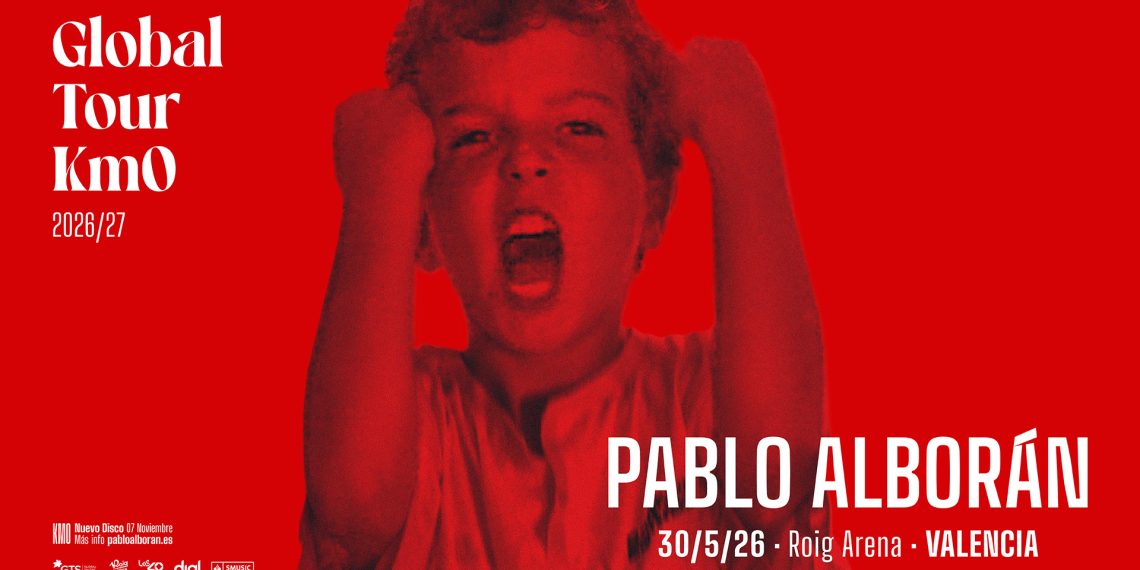 Pablo Alborán actuará el 30 de mayo en el Roig Arena dentro de su gira mundial ‘Global Tour KM0’