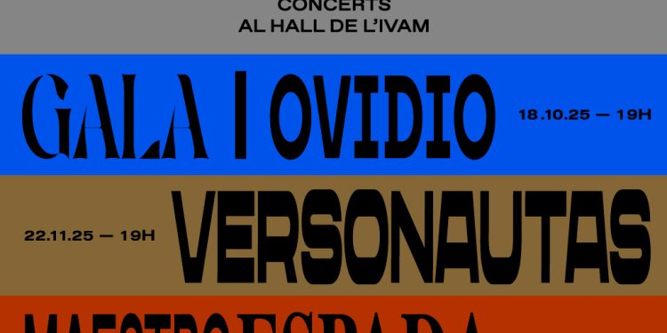 Gala i Ovidio, Versonautas y Maestro Espada inauguran el nuevo ciclo de conciertos ‘Posar la veu’ en el IVAM
