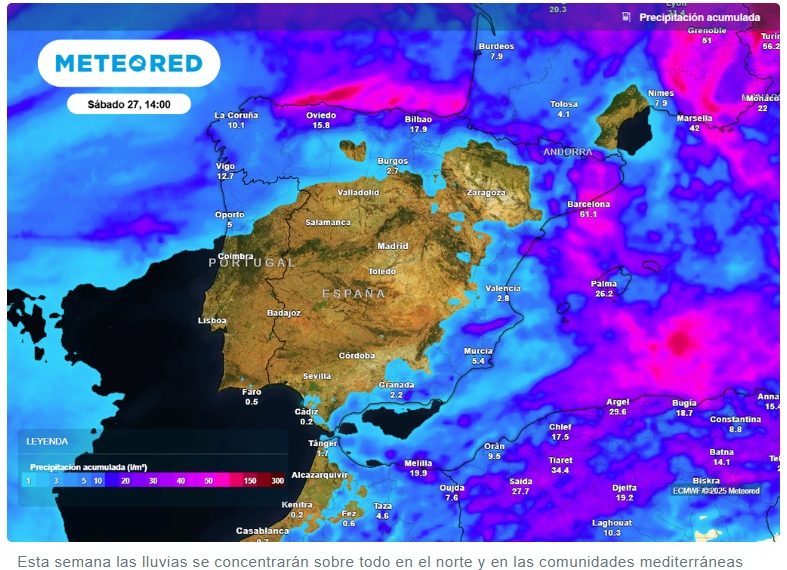 El climatólogo Samuel Biener advierte: «tras las tormentas fuertes, el exhuracán Gabrielle podría irrumpir en España»