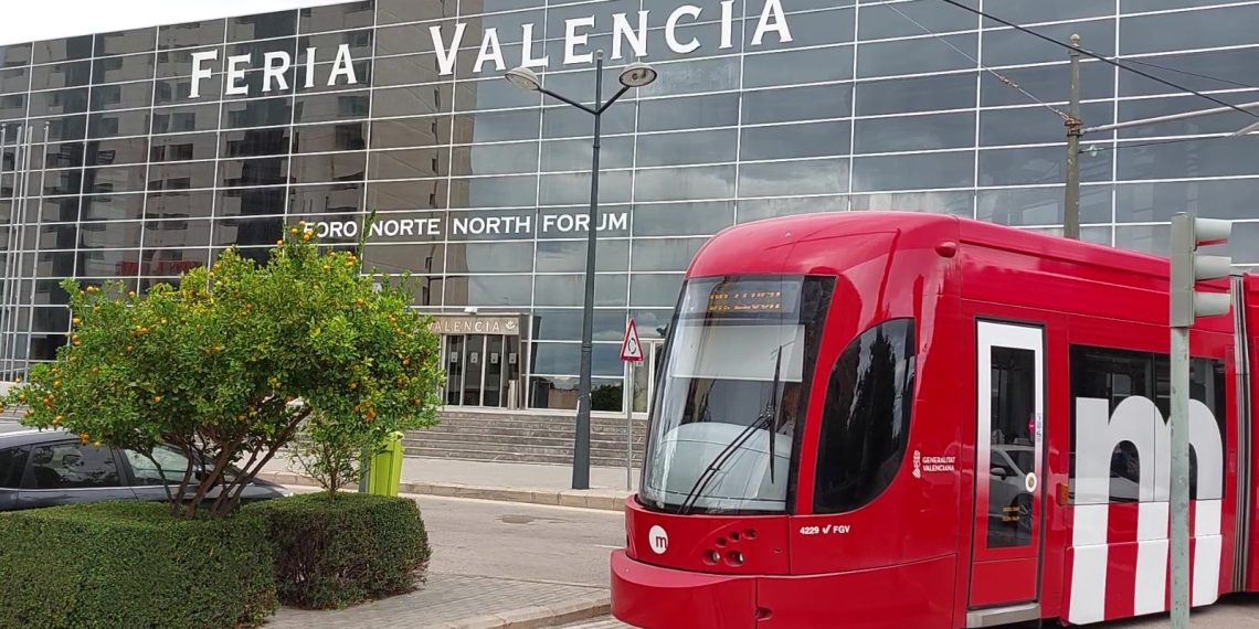 Metrovalencia refuerza con tranvías especiales la Línea 4 para facilitar el acceso a Feria Valencia del 29 de septiembre al 2 de octubre