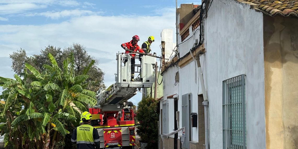 Una vivienda de Castellar sufre un desprendimiento durante la alerta roja por lluvias