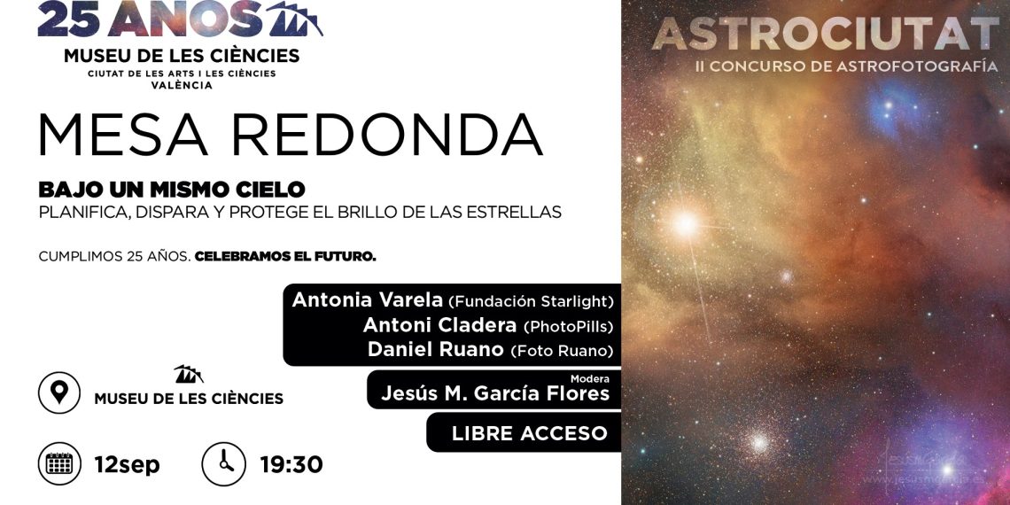 El Museu de les Ciències organiza una jornada gratuita sobre astrofotografía con motivo de la segunda edición del concurso ‘AstroCiutat. El universo en imágenes’