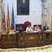 El presidente de la EMTRE, Emilio Belencoso, durante la aprobación del presupuesto 2026 que limita la subida de la tasa TAMER para las familias vulnerables tras la DANA.