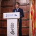 El president de la Generalitat llama a la unidad y la prudencia en un 9 d’Octubre marcado por la lluvia y el recuerdo de las riadas