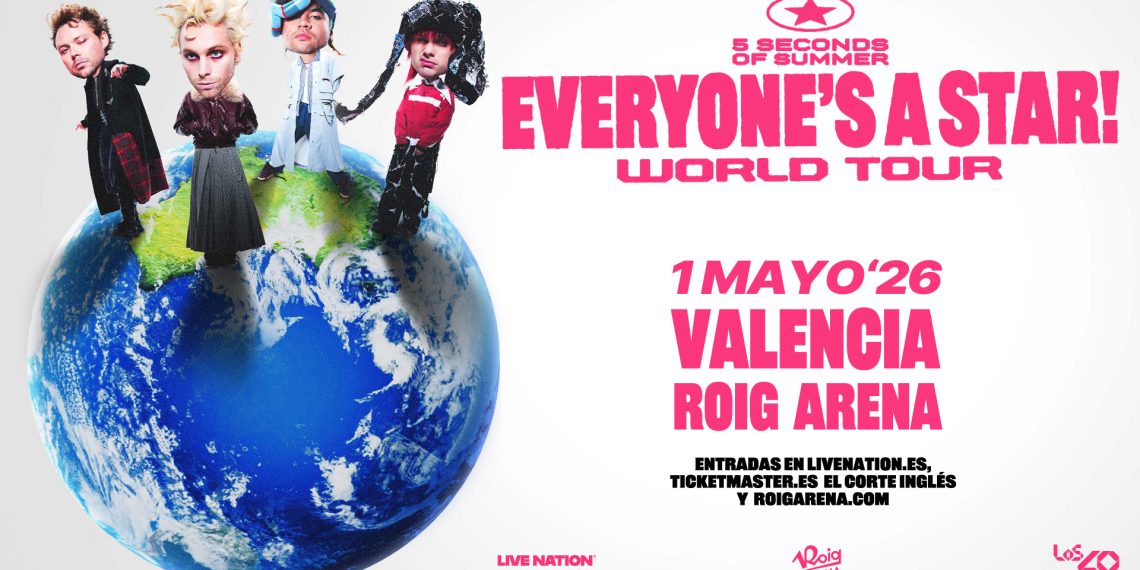5 Seconds of Summer actuarán por primera vez en Valencia en 2026