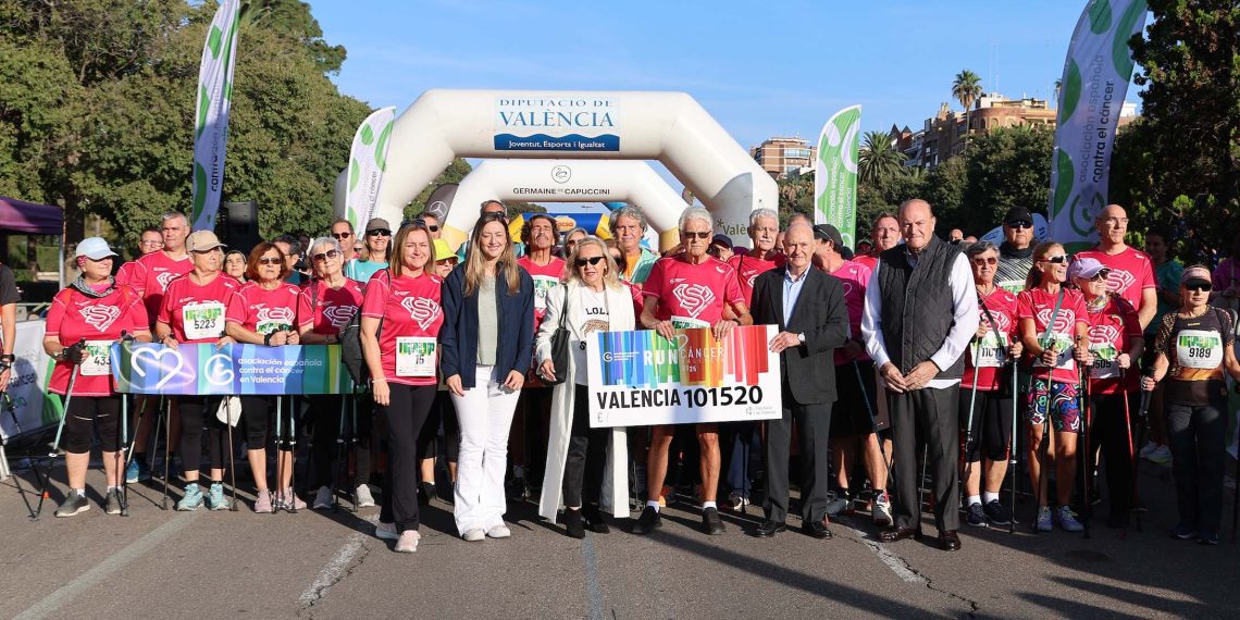 ‘Valencia contra el Cáncer’ bate su récord con más de 20.000 personas que suman 101.520 euros para la investigación