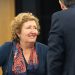 Esperanza Reynal, diputada nacional del PP por Valencia, durante su intervención sobre el cribado de cáncer de mama en la Comunitat Valenciana.