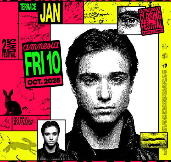 JAN, el joven DJ español, durante sus actuaciones internacionales, será el encargado de cerrar la temporada 2025 de Amnesia Ibiza antes de regresar al Ministry of Sound de Londres.