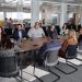 Representantes de PowerCo durante la reunión con el Ayuntamiento de Sagunto para impulsar la contratación local en la futura gigafactoría de baterías.