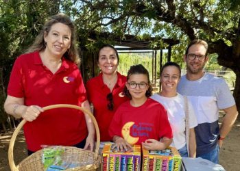 Neus disfrutó de una jornada entre animales y risas junto al equipo de Pídeme la Luna.