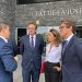 Nuria Martínez presenta el nuevo acceso principal de la Ciudad de la Justicia de Elche, que mejorará la eficiencia energética del edificio en 2026.