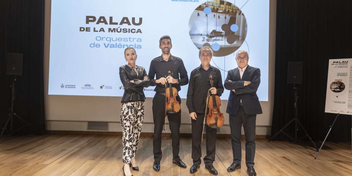 Los responsables del Palau de la Música presentan los 33 conciertos de la nueva edición de ‘Cambra al Palau’.