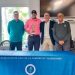 Rubén Lafuente celebra su victoria en el Campeonato de Profesionales de la Comunitat Valenciana 2025, disputado en el Mediterráneo Golf.
