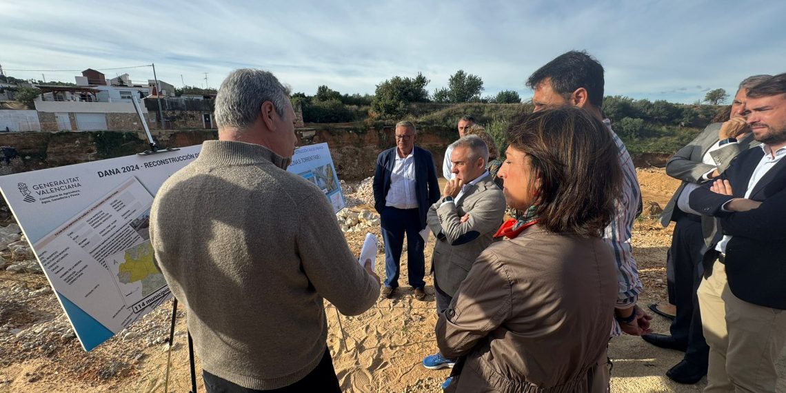Barrachina destaca el compromiso del Consell con la seguridad hidráulica en Torrent