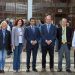 Autoridades y representantes del Hospital de Salud Mental de Bétera durante la inauguración del nuevo vivero terapéutico con motivo del Día Mundial de la Salud Mental.