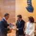 Vicent Mompó visita el Xenillet tras la DANA y agradece la ayuda de Huesca.
