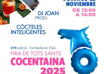 FOTUR participará en la Fira de Tots Sants de Cocentaina con música, coctelería inteligente y promoción del ocio responsable.
