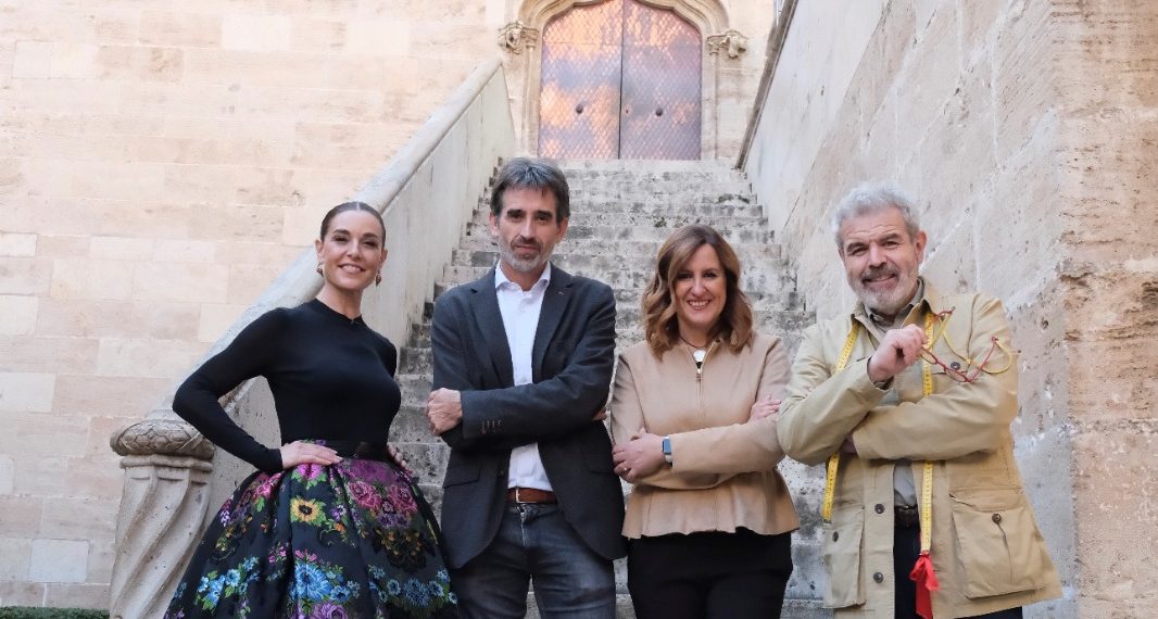 La Lonja de València se convierte en pasarela de talento y tradición en un rodaje muy especial