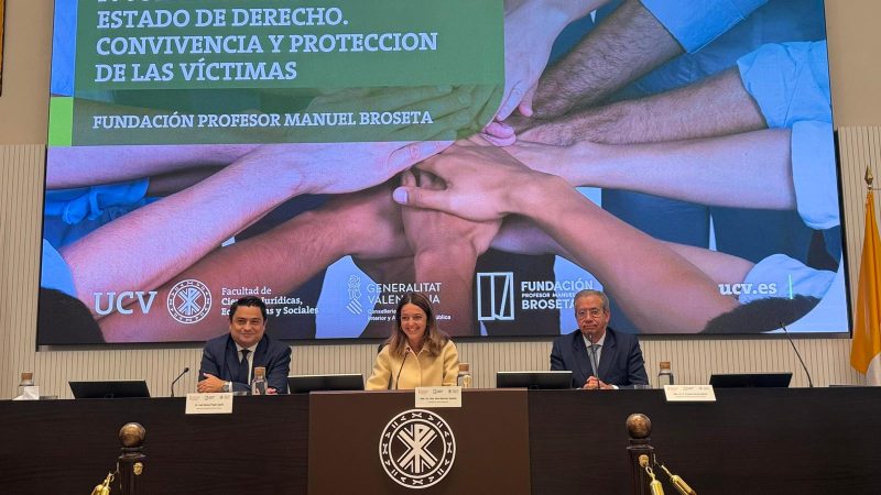 La Generalitat reafirma su apoyo a las víctimas y la defensa del Estado de Derecho